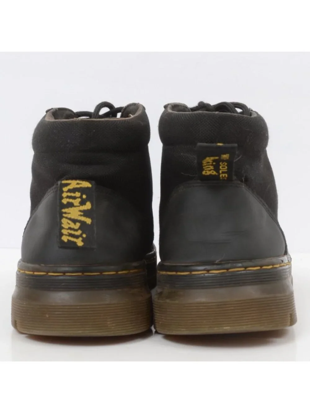 Dr. Martens Bonny Boots Men's 10 Women's 11 Black AirWair Nylon Leather Combat